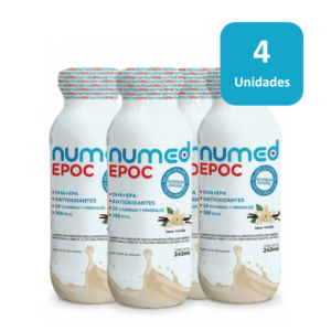 Numed EPOC. Sabor Vainilla. Pack 4 Unid